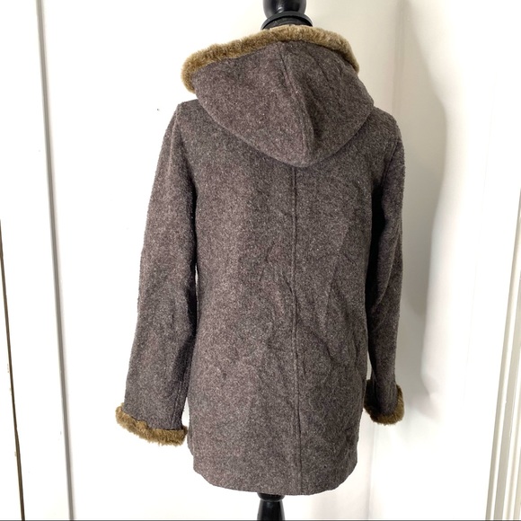 J. Jill Wool Blend Hooded Coat - Picture 8 of 13